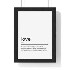 Love Framed Poster